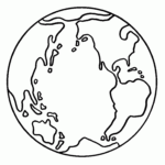 Earth Template Printable Coloringkids Co ClipArt Best