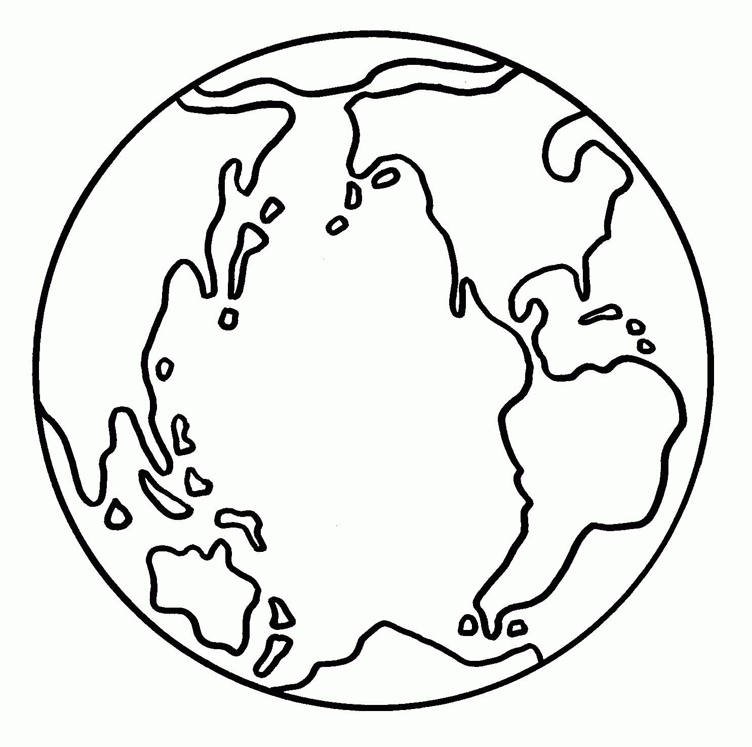 Earth Template Printable Coloringkids co ClipArt Best 