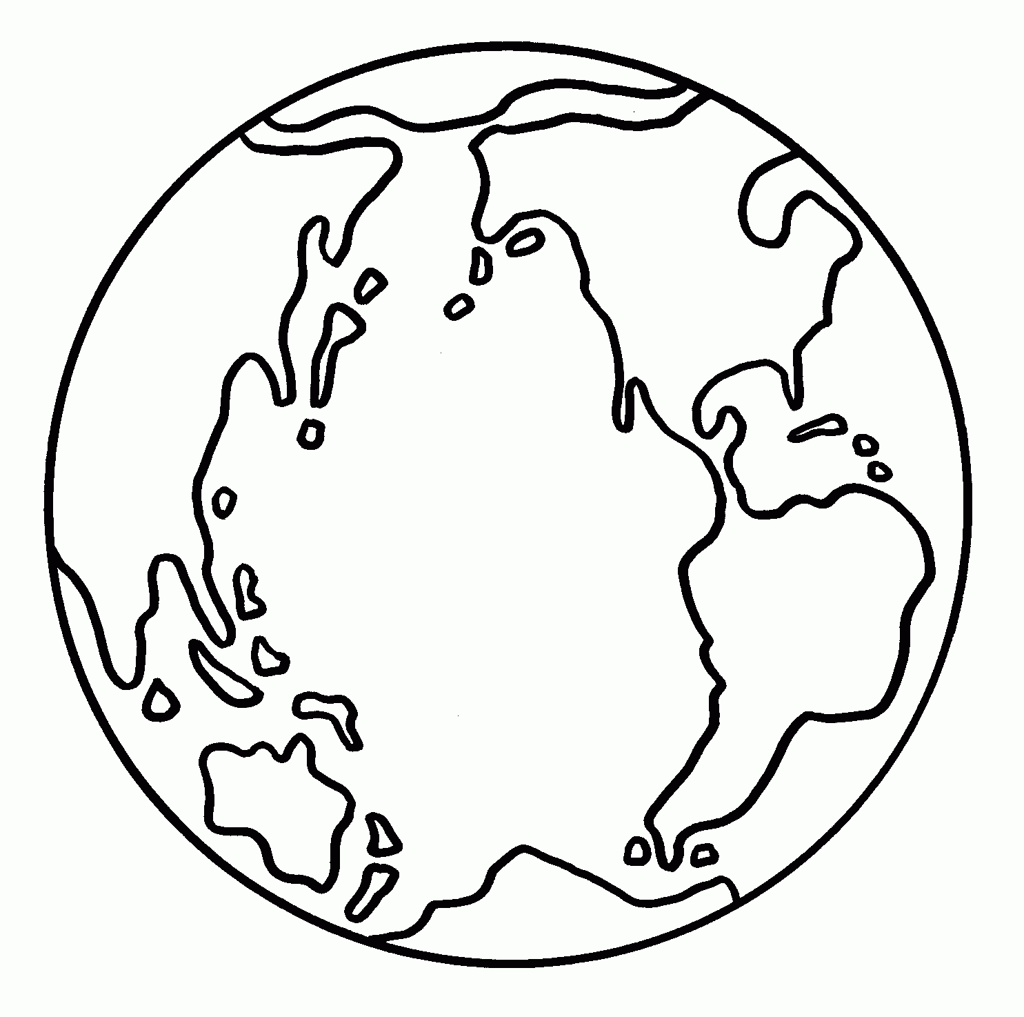 Printable Earth Template