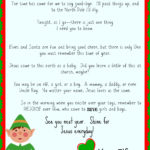 Elf On Shelf Letter Elf Goodbye Letter Elf Letters