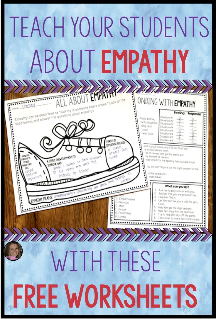 Empathy Worksheets Free Social Skills Lessons 