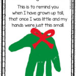 Everlasting Mistletoe Christmas Poem For Kids Handprint