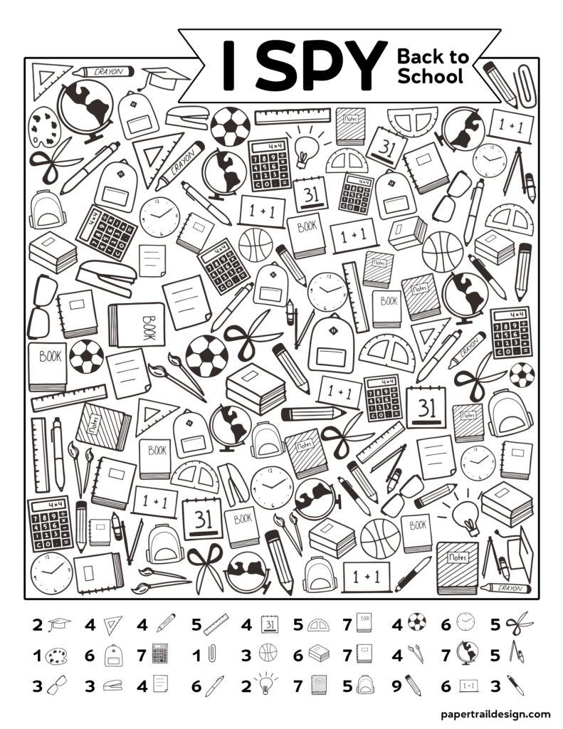 Eye Spy Printable Worksheets | FreePrintableTM.com