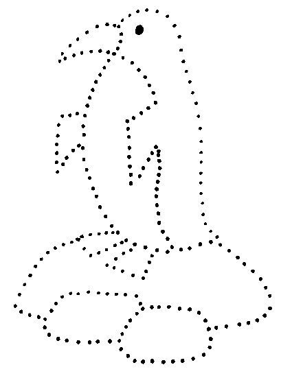 Fine Motor Activity Push pin Penquin Winter 