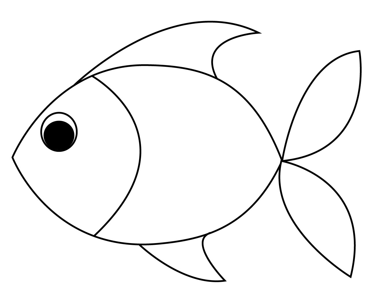 Fish Coloring Pages For Toddler PRINTABLE Kids Worksheets