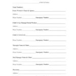 Foster Care Record Keeping Printable Worksheets Foster