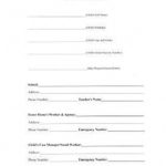 Foster Care Record Keeping Printable Worksheets Foster