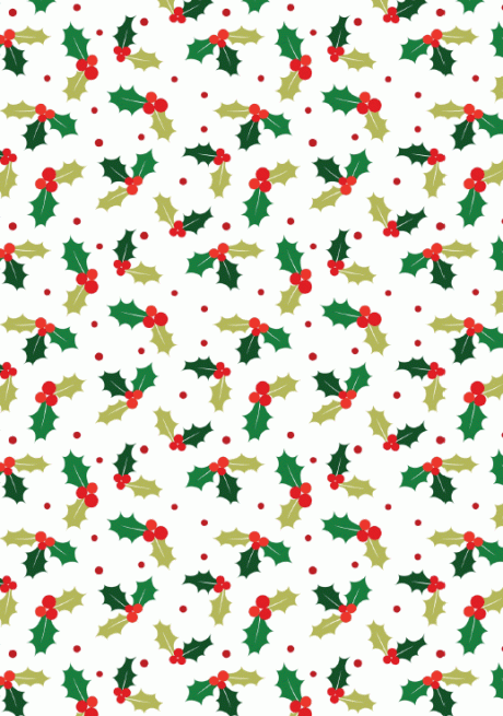 Free Craft Designs Free Christmas Holly Scrapbook Paper