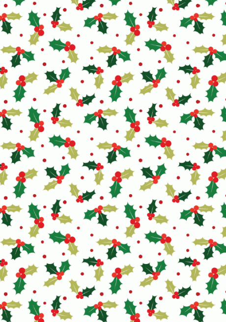 Free Craft Designs Free Christmas Holly Scrapbook Paper 