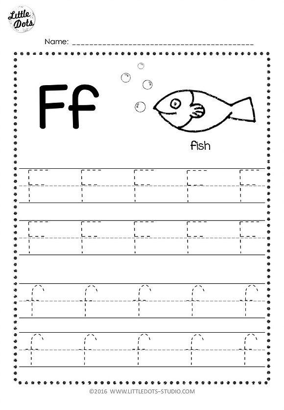 Free Letter F Tracing Worksheets Alphabet Worksheets 