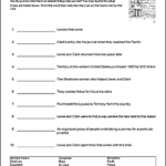Free Lewis And Clark Printable Worksheets And Coloring