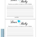Free Printable Advice For The Baby Cards