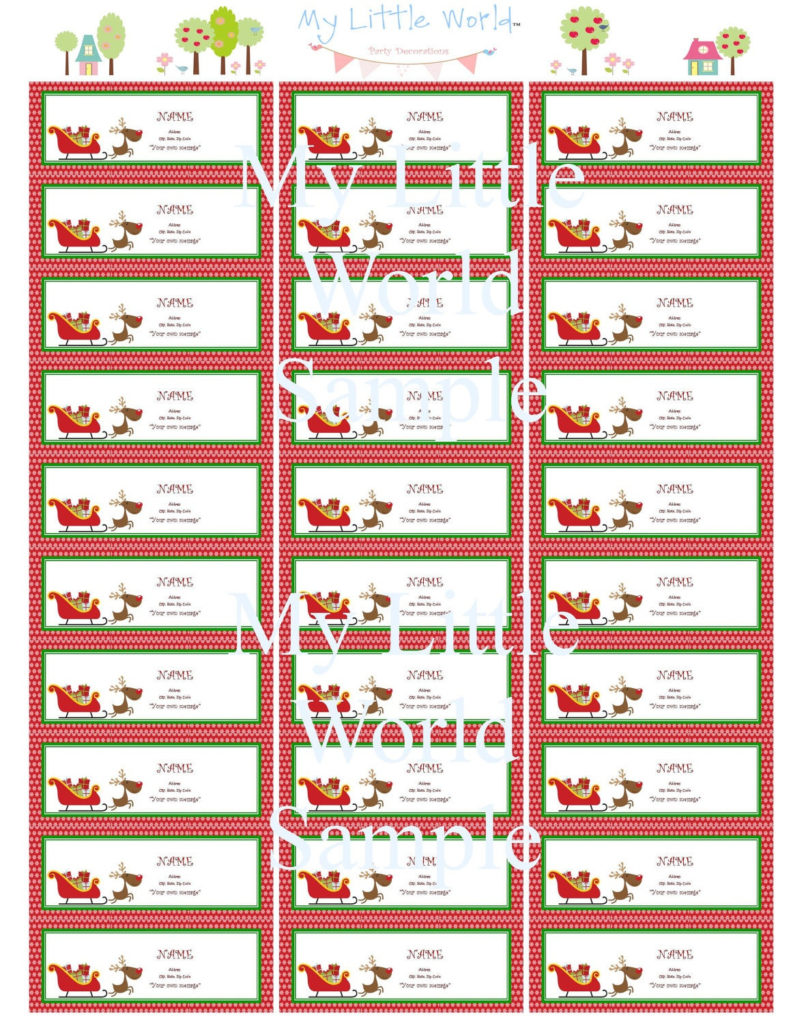 Free Printable Christmas Address Labels Avery 5160 Free 