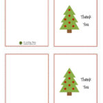 Free Printable Christmas Card Thank You Note A Crafty