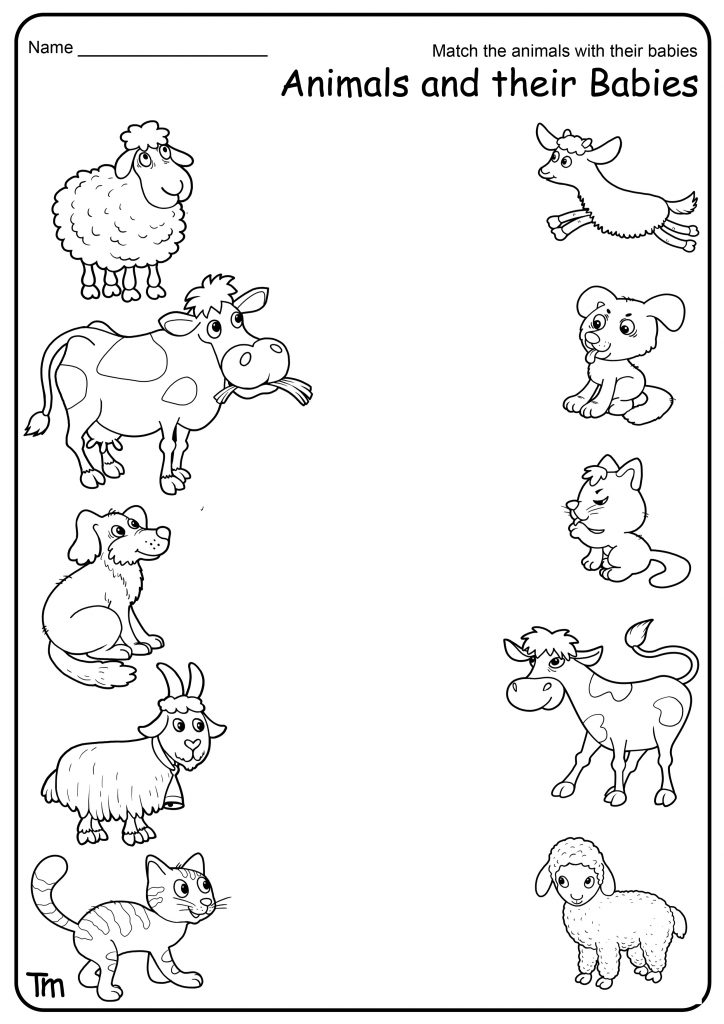 Free Printable Farm Animal Worksheets For Preschoolers 