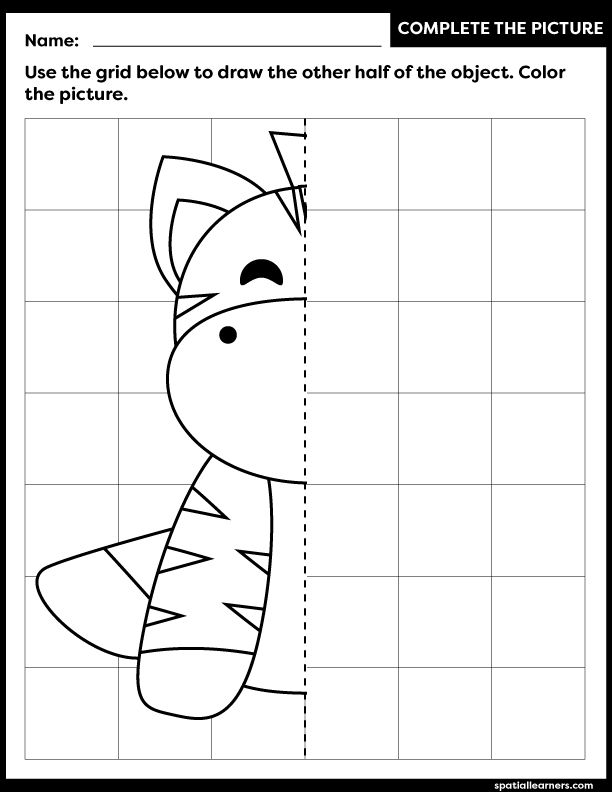 Free Printable For Kids Symmetry Worksheets Kitap al ma