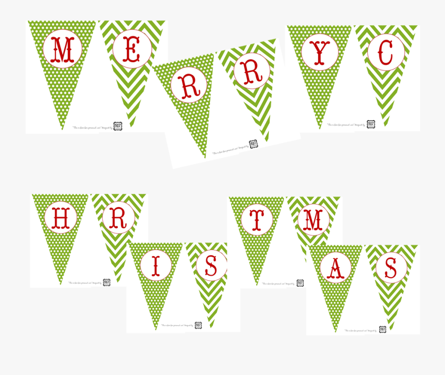 Free Printable Merry Christmas Bunting Free Transparent 