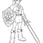 Free Printable Zelda Coloring Pages For Kids