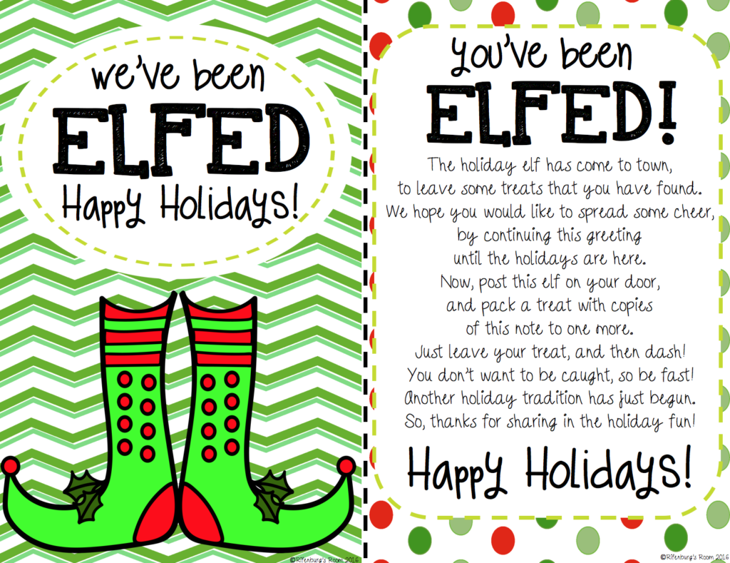 FREE UNTIL DEC 1st You Ve Been Elfed Christmas Version