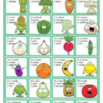 Fruits And Vegetables Worksheets Pdf Fruit Vegetables In