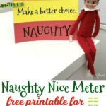 Fun Elf Idea Naughty And Nice List Free Printable Elf
