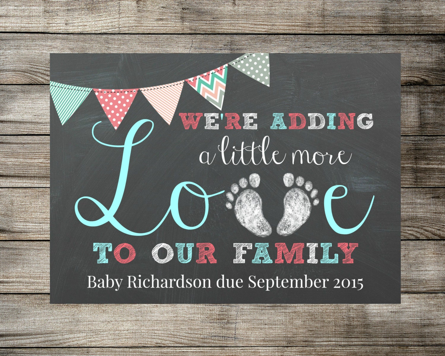 Geeky Free Printable Pregnancy Announcement Cards Mason 