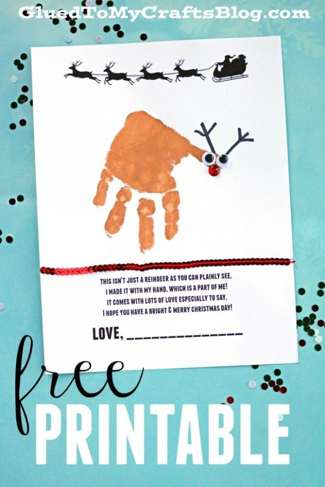 Handprint Holiday Poems For Christmas Free Printables 