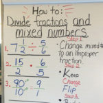 How To Divide Fractions And Mixed Numbers Everyday Math