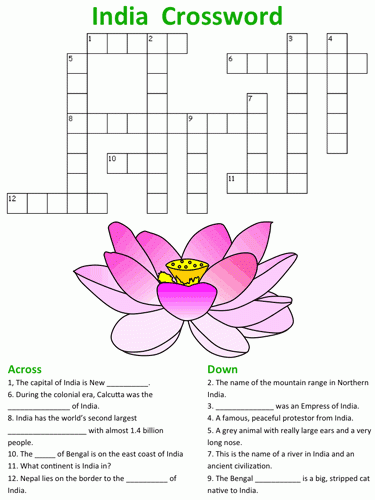 India Crosswords