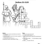 Joshua 2 The Story Of Rahab Sunday School Crossword