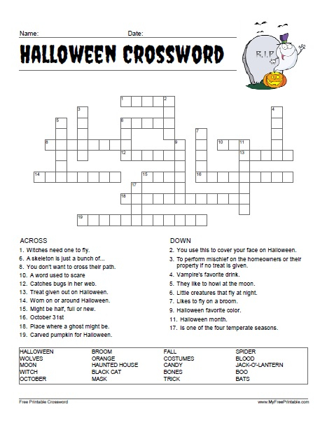 Like A Haunted House Crossword Haunted House