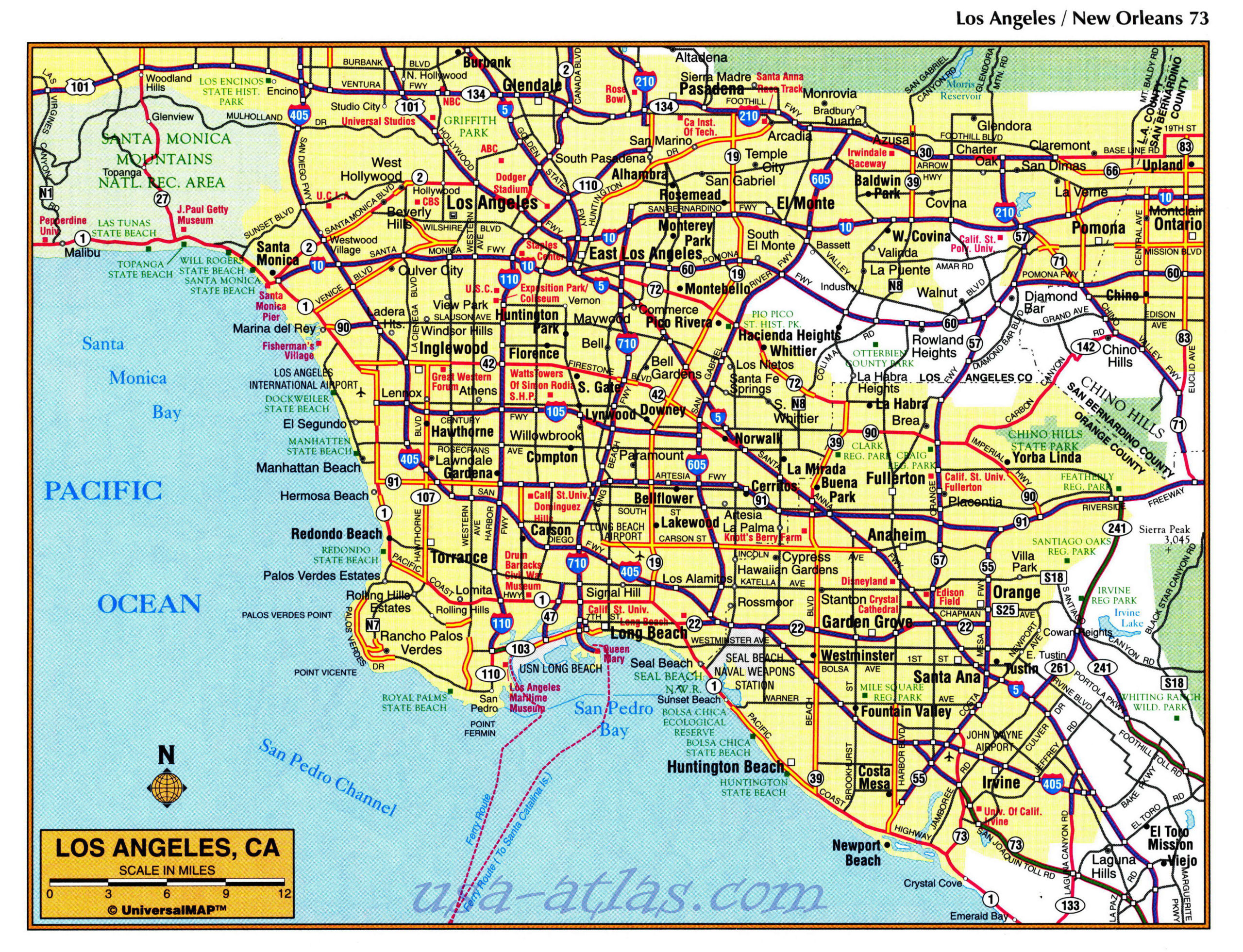 Maps Of Hollywood And LA World Map Photos And Images