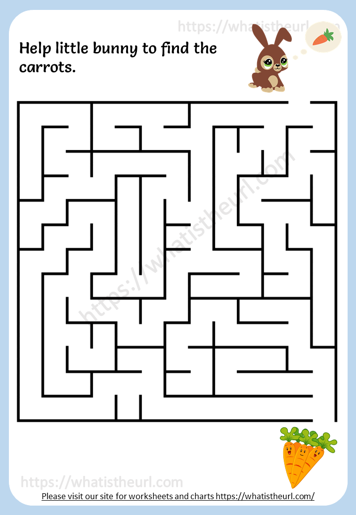 Maze puzzle for kids Your Home Teacher
