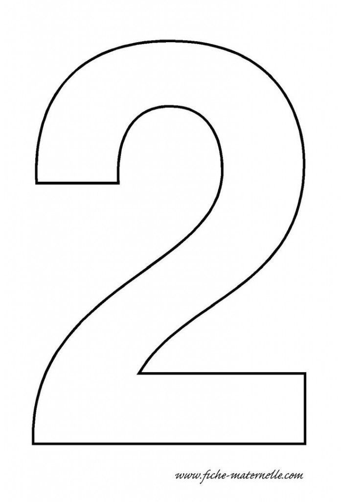 Number 2 Template Crafts And Worksheets For Preschool 