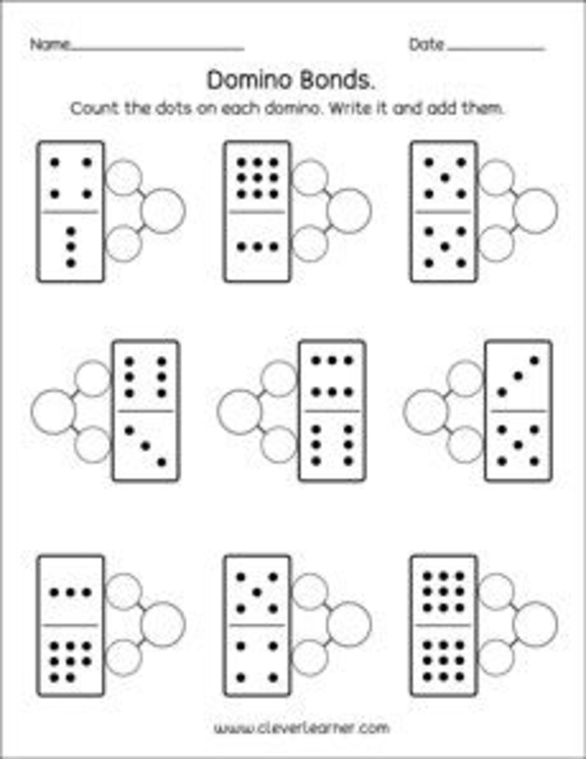 Number Bonds To 5 Printable Worksheets NumbersWorksheet