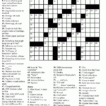 Old Fashioned Free Printable Crossword Puzzles Adults