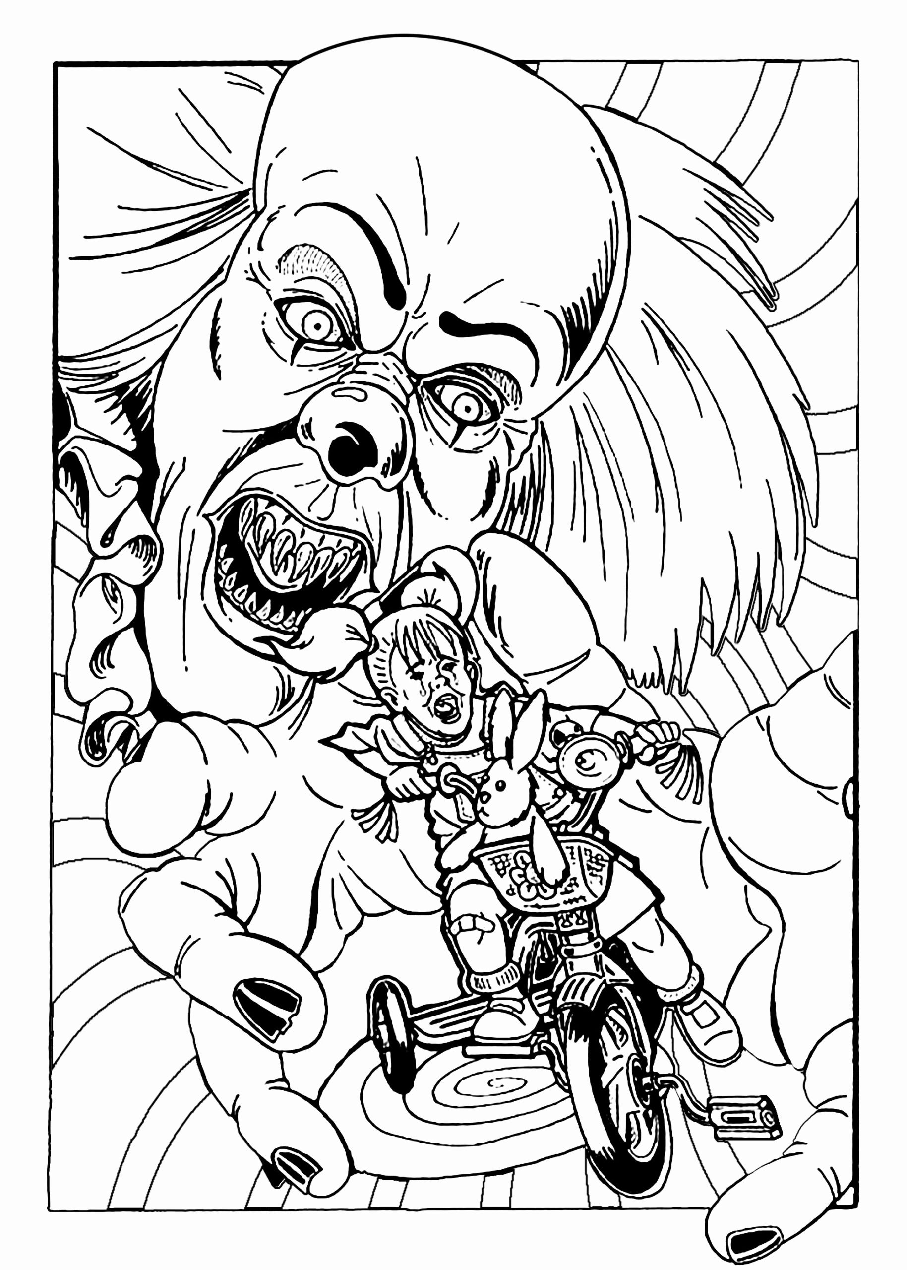 Pennywise Coloring Pages 2017 At GetColorings Free 