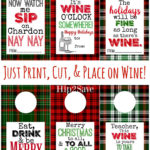 Plaid Wine Labels Free To Print On Hip2Save Wine