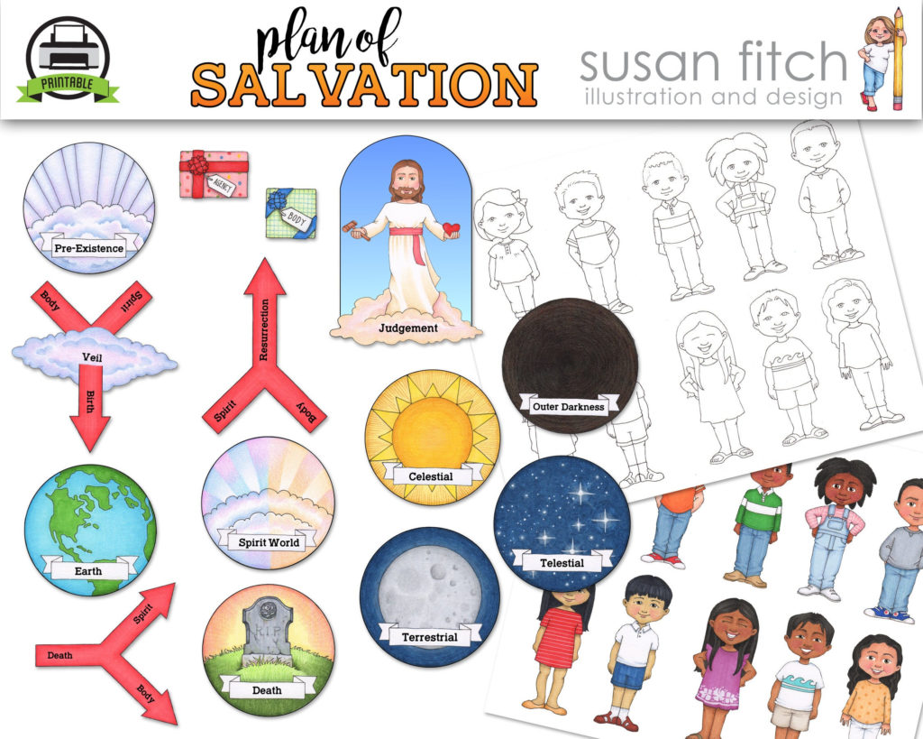 Plan Of Salvation Printable Cut Outs Etsy