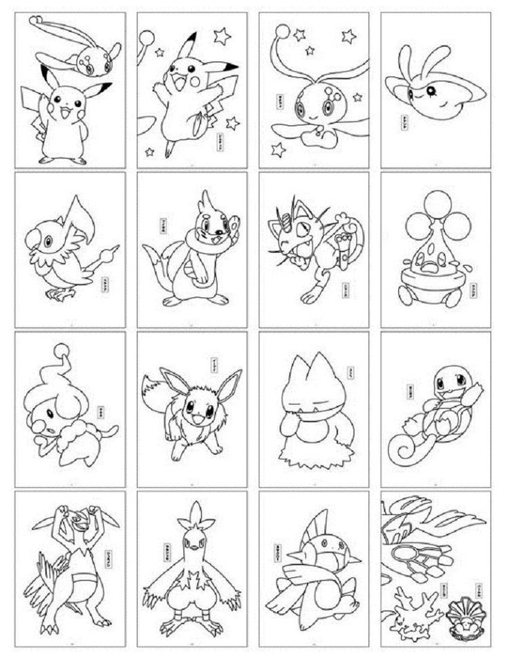 Pokemon Coloring Pages Cards Pokemon Coloring Pages 