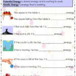 Potential And Kinetic Energy Worksheet