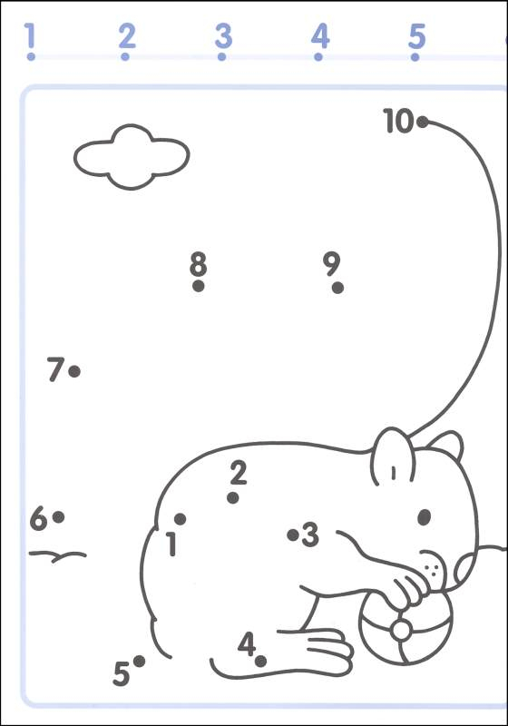 Preschool Connect The Dots Worksheets 1 10 1365542 Free