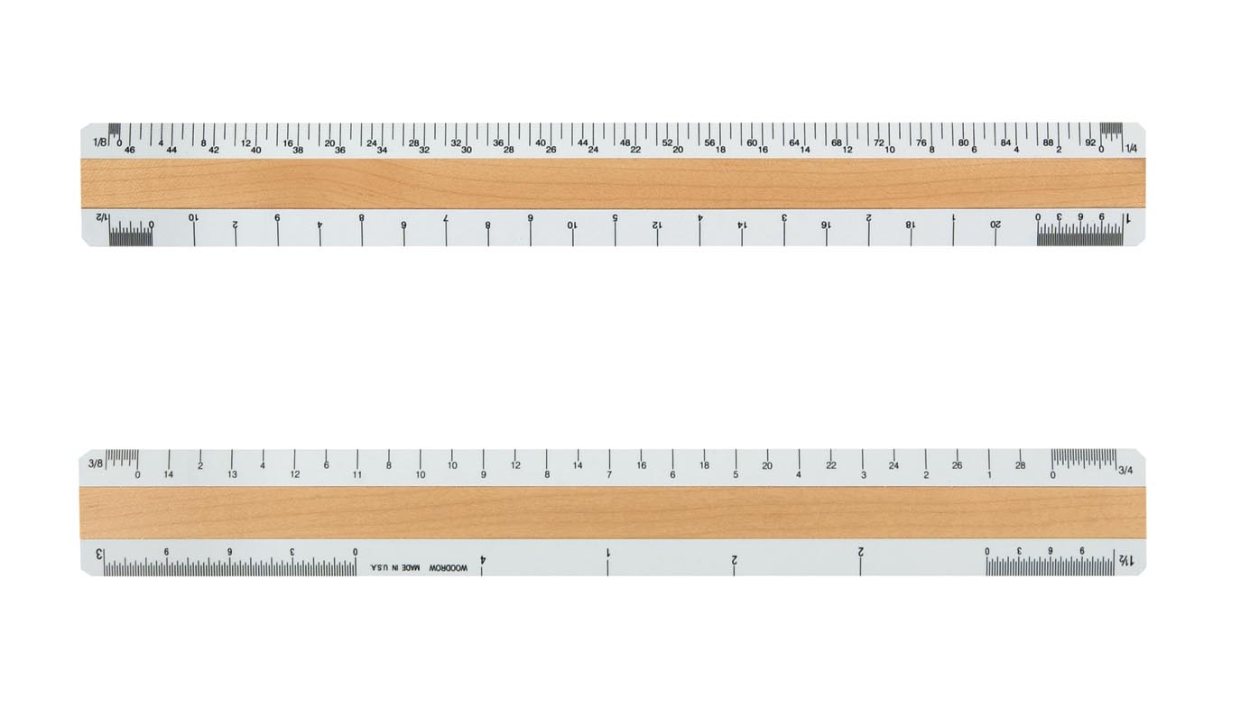 Printable Architectural Scale Ruler 1 4 Printable Ruler 