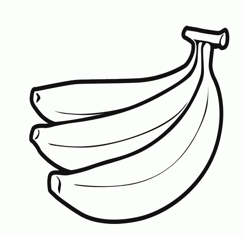 Printable Bananas Coloring Pages High Quality Coloring 