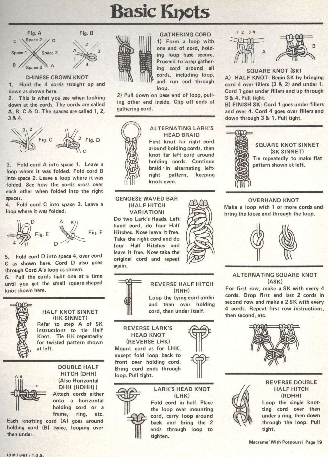 Printable Beginner Macrame Knots Pdf Healthy Care