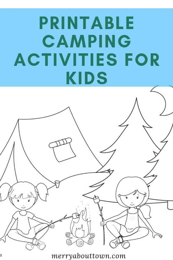 Printable Camping Activities For Kids Camping Activities 