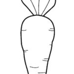 Printable Carrot Coloring Pages Free Free Coloring
