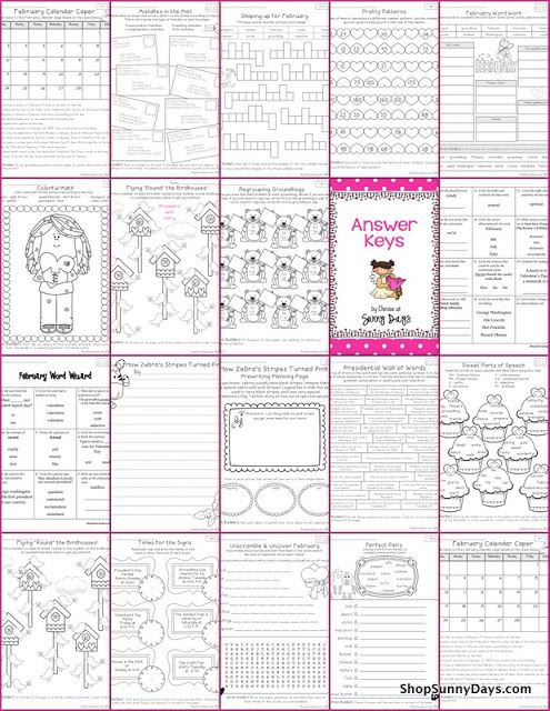 Printable CCSS Resources For February Teaching Common 