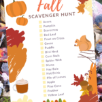 Printable Fall Themed Scavenger Hunt For Kids Mama Cheaps