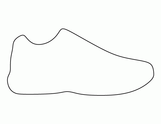 Shoe Template Printable | FreePrintableTM.com